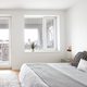 The large windows not only bring in a lot of light, but are triple-glazed and air-sealed.